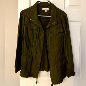 Merona olive green utility jacket